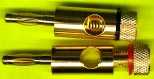banana plug 4mm gold plated