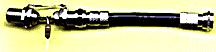 coaxial cable with inductor fitted